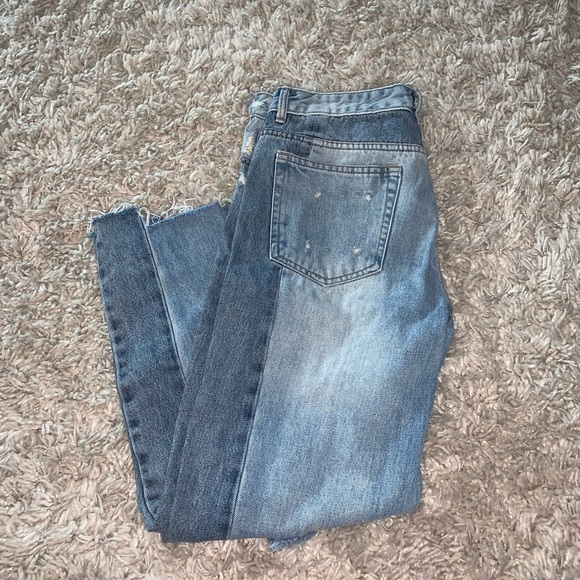 Pull Bear Two Tone Denim Jeans 